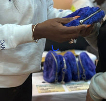 Load image into Gallery viewer, Pocket of Peace -Blue Round Pouch Bundle